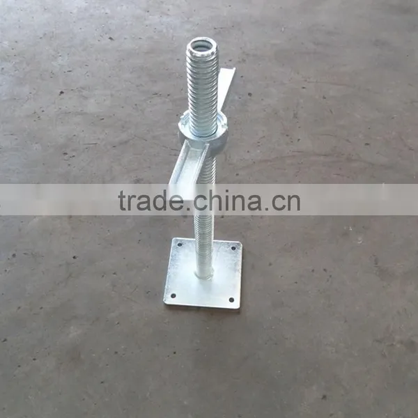 Construction Scaffolding Adjustable Pipe Screw Jack Base photo-5