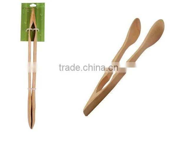 2017 Natural Bamboo Cooking Utensils Clip Tong