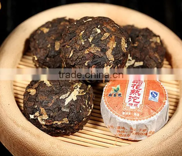 Hot Selling Yunnan Chrysanthemum Flower Puer Organic Detox Tea Mini Tuo Compressed Puer Tea photo-3