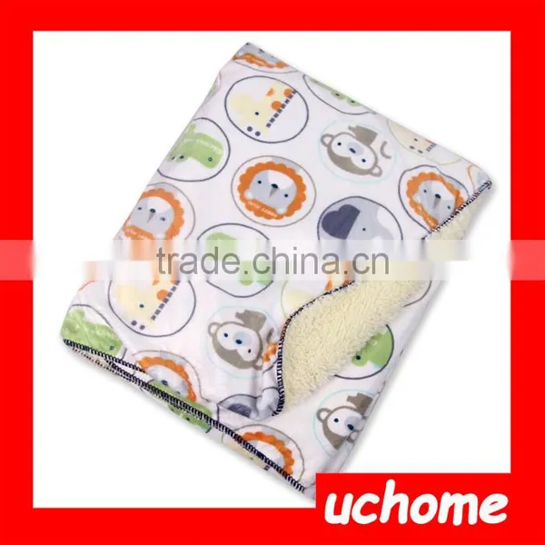 UCHOME Newborn Baby Blanket/Baby Outdoor Blanket/Soft Plush Infant Blanket photo-2