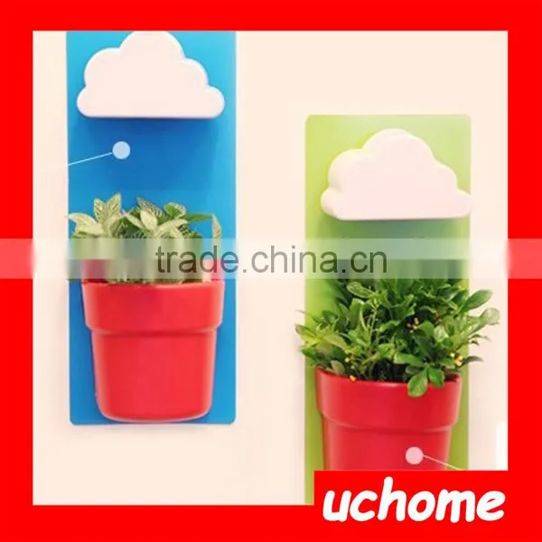 UCHOME New Style Creative Blue Rain Clouds Pots Rainy Pot Wall Decorative Indoor Plants photo-3