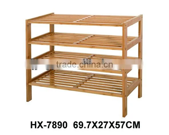 2015 Cheap Hot Selling Wooden Bamboo Shoe Racks photo-5