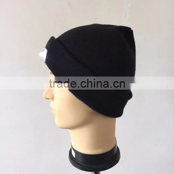 Winter Warm Led Light Beanie Hats Caps Cheap Price photo-3