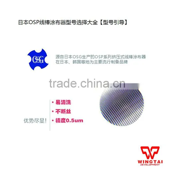 L60mm/0-150um Japan OSP Coating Ink Wire Bar photo-3