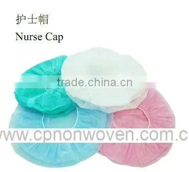 SMS Nonwoven Bouffant Cap, Disposable Bouffant Cap, pp Surgical Bouffant Cap
