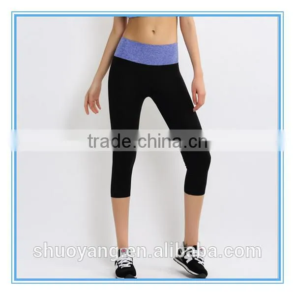 Top Quality Fitness Elastic Pants Women Dance Yoga Sports Pants Tights Gym Workout Clothing Fashion Legging photo-4