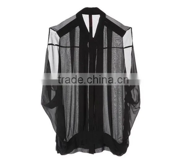 Modern High Quality Fashion New Design Womtop Fashion Dolman Sleeve Blouses photo-3