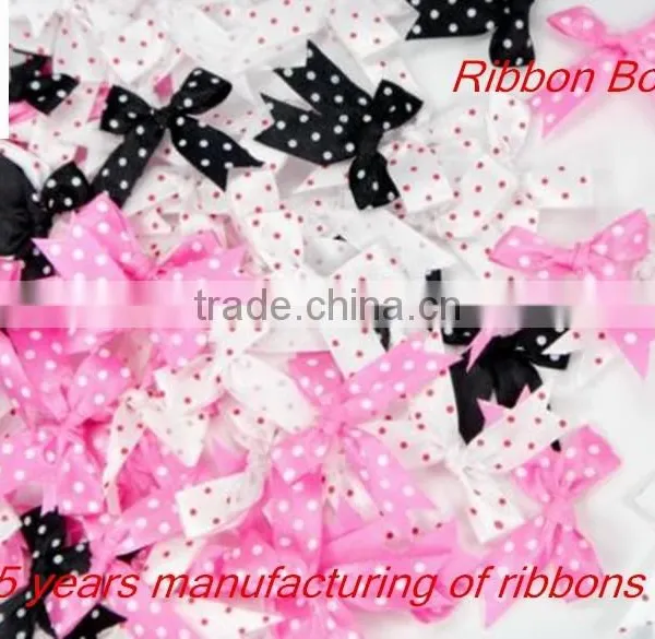 Colorful Pre-Made Double Wings Ribbon Bows photo-2