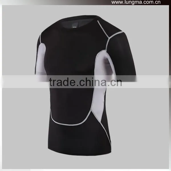 Short Sleeve 3D Full Sublimated Breathable Mesh Compression Shirt Tops and Bottoms,Printed Seamless Shoyoroll Rash Guard photo-3