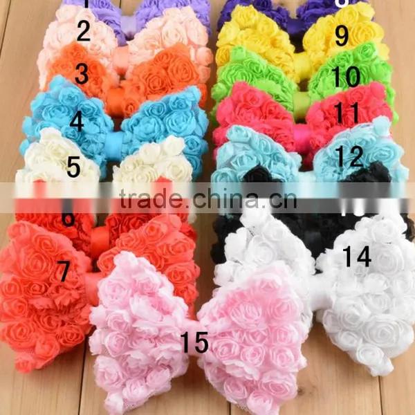 Fashion Wholesale Bow Tie Clips, Ribbon Bow Hairpins, Wedding Hair Flower photo-4