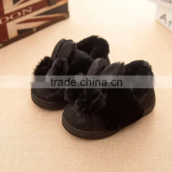 Zm40341b Children Fancy Rabbit's Ears Design Girls Winter Warm Shoes photo-4