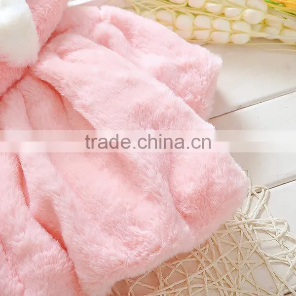 Imitation Rabbit Children With a Thick Soft Winter Coat Comfortable Jacket photo-3