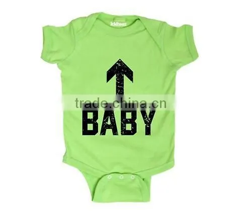 Screenprinted Infant Girls Rompers,custom Cotton Baby Rompers Wholesale photo-3