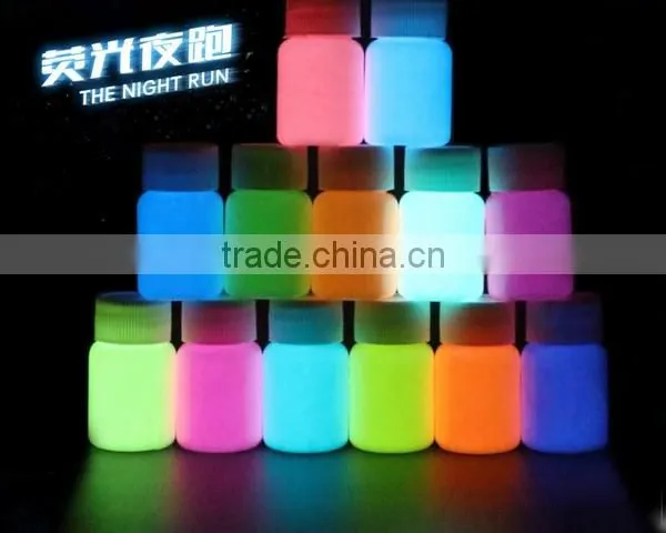 Decorative Eco-Friendly Fluorescent Glow In The Dark Powder Pigment,Luminescent Pigment Powder photo-3
