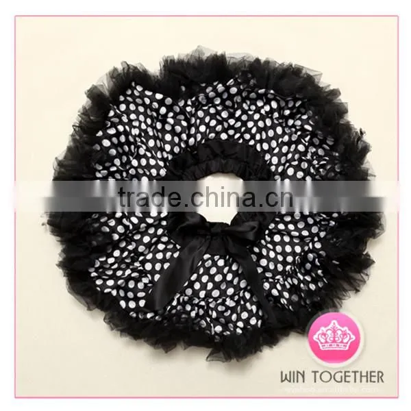 Black and White Pettiskirt Womens Polka Dot Pettiskirt photo-4