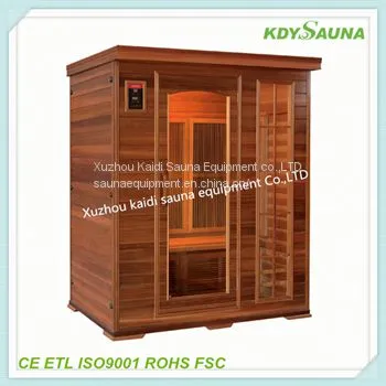 European Design Deluxe Comfortable Sauna Room Temperature Sensors Used in Sauna for 2 Persons