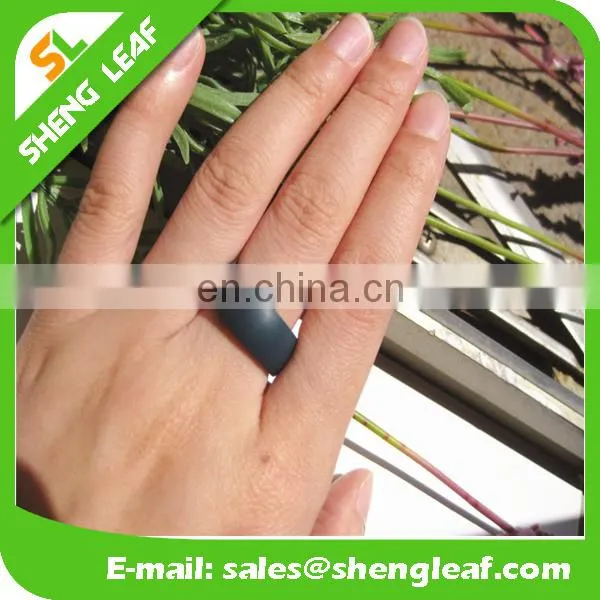 Simple One Color Silicone Finger Rings Logo Color Filling Silk Priting Laser Carving Logo photo-3