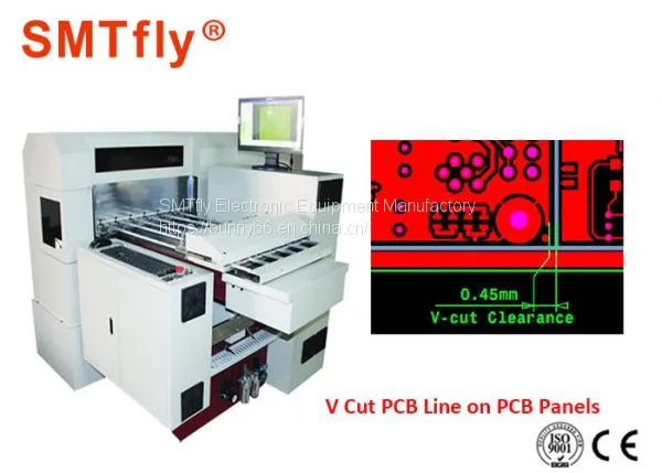 V Cut PCB Scoring Machine 0-40m/Min Processing Speed