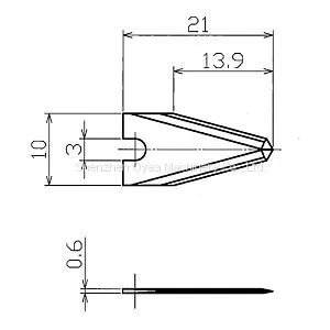 Sonofile Ultrasonic Cutter Tungsten Carbide Blades photo-5
