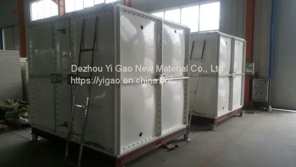 50cubic FRP/GRP/smc Circulating Water Tank for Cooling Tower Tank