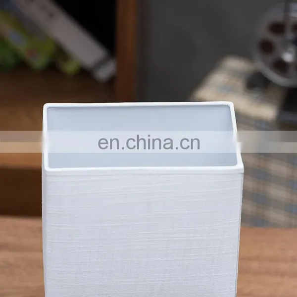 Wholesale Cheap Price Cuboid Pillar Shape Home Office Decor Ceramic Marble Custom Desk Lamp With Logo photo-4