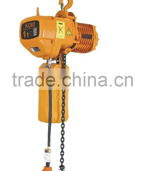 1ton Electric Hoist Electric Chain Hoist Used Electric Chain Hoist With Trolley