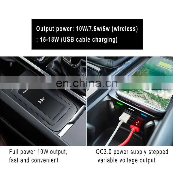 Wireless Charger Car Mount for Auto qi Wireless Car Charger Smart Sensor Car Wireless Charger for Volvo NEW 60/90 Series photo-5