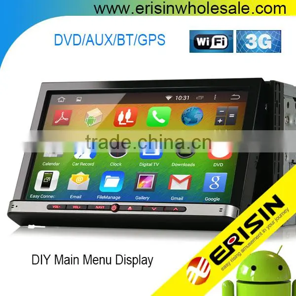 Erisin ES2007A 7" Double Din Android Car Media RDS Radio 3G Wifi
