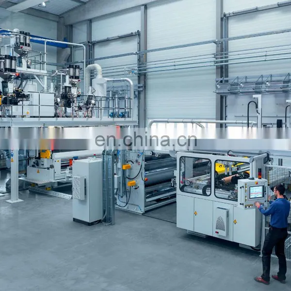 EVA PLA PVC Cast Film Making Machine Computer Controlled Die Casting Machine
