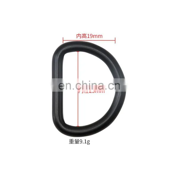 Black Silver Gold 1 Inch Custom Leather Handbag D-Ring Shape Metal D Ring Buckle For Handbags Belt photo-3