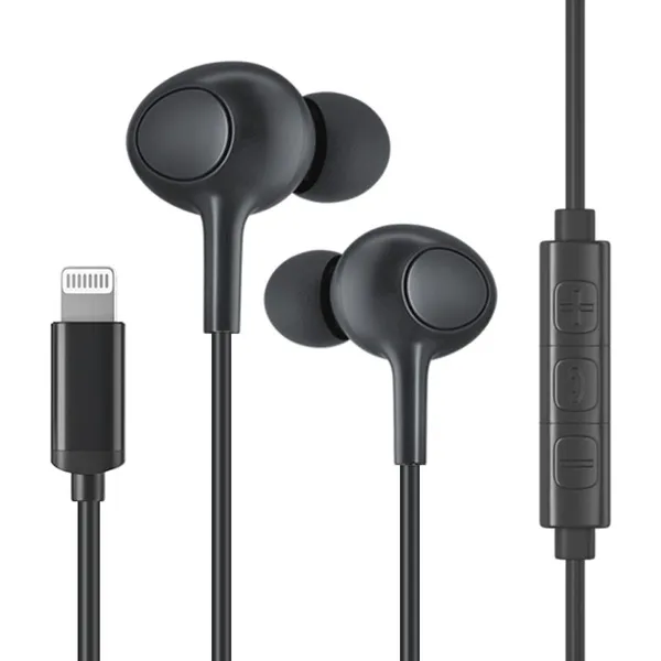 MFi Certified Mobile Phones Accessories New Handfree Earbuds Headphone With Lightning Cable photo-2
