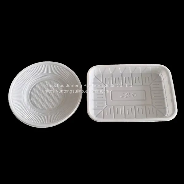 Customize Disposable pp Tray Bendejas White Clear Food Container photo-5