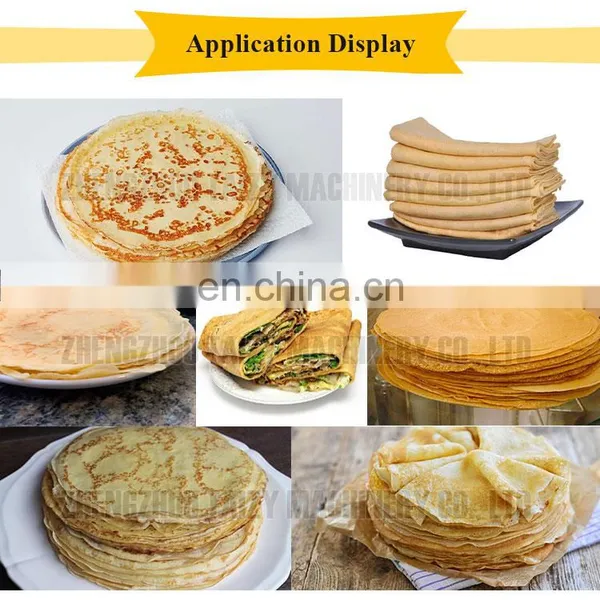 Commercial Flat Pancake Making Machine Gas Crepe Machine photo-2