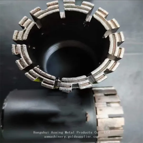 Turbo Type Core Drill Bit, Diamond Core Bit