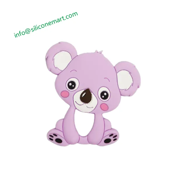 Koala Shape Animal Food Grade Silicone Baby Teethers Silicon Teething Toys From Shenzhen Siliconemart Tech Co.,Ltd. photo-5