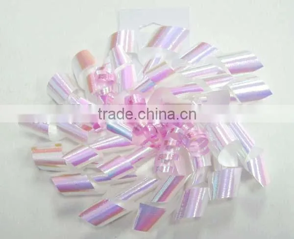 Curly Gift Bows Sheer Ribbon for Decoration/High Quality Handmade Gift Bows,organza Bow photo-4