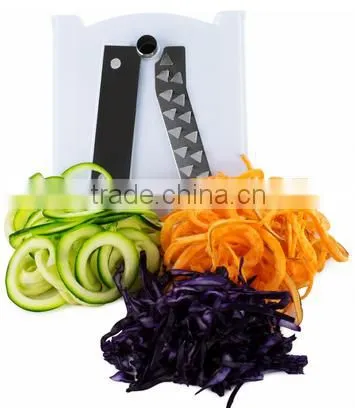 3-in-1 Tri-blade Vegetable Fruit Spiral Slicer Cutter Chopper Dicer Shred photo-3