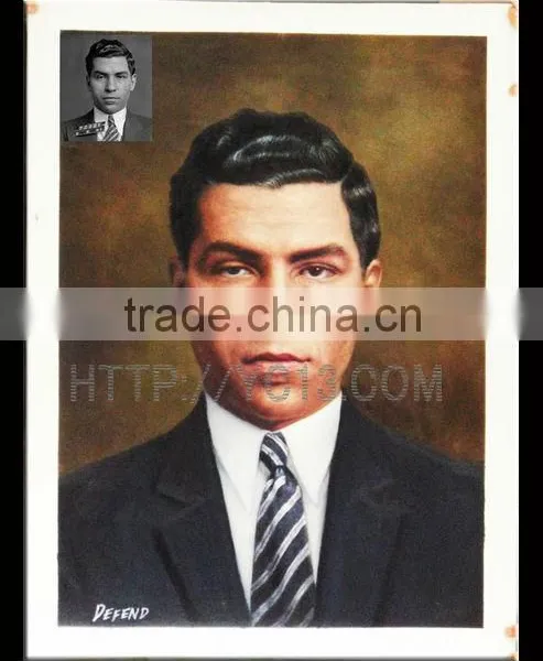 Portrait Painting Reproduction From Photo Copy Photo Into Paintings