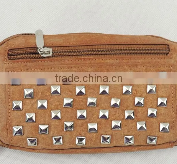 Fashion Leather Zipper Purse Wallets