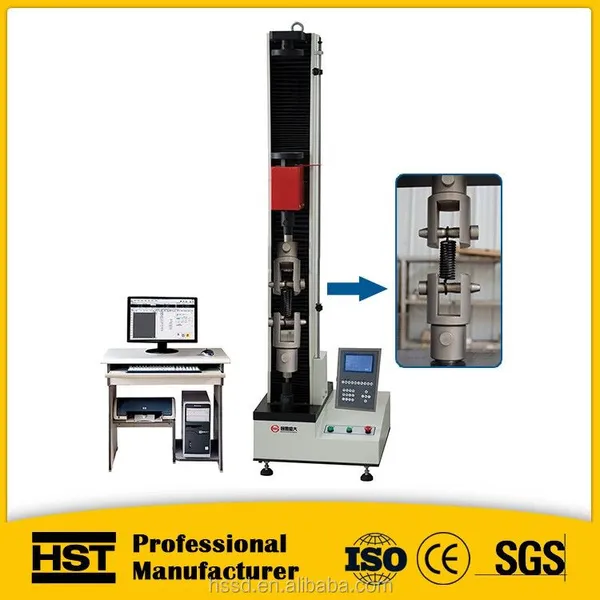 Professional Plastic Rubber Large Deformation Max Strain Young Modulus Strength Testing Machine photo-2