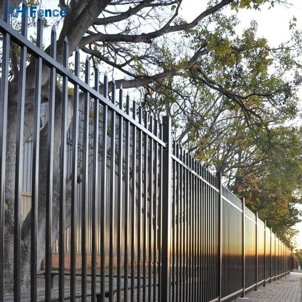 Customizable Outdoor Wrought Iron Fence Panels Metal Fence Steel Panel Fence