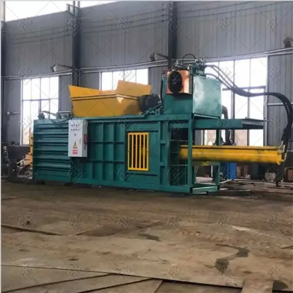 Cardboard Compactor Automatic Paper Cardboard Waste Pet Baler Baling Press photo-3