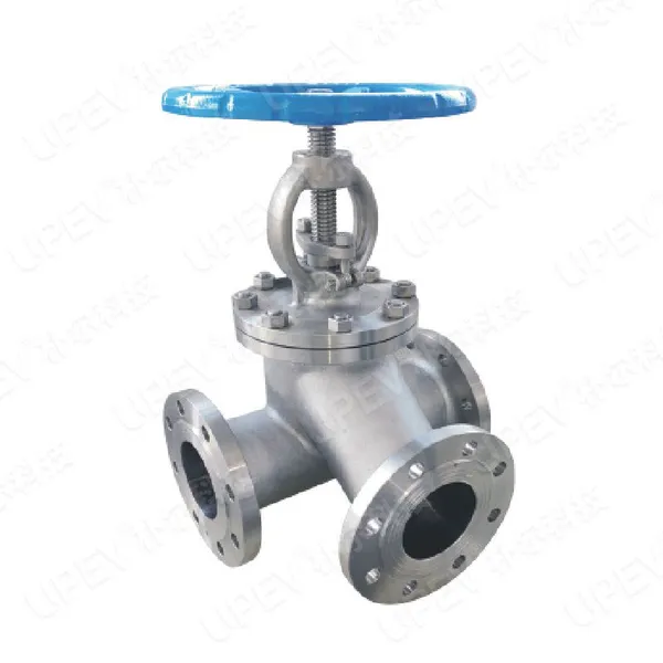 Manufacturer Direct Sales Three-way Antibiotic Flange Globe Valve photo-4