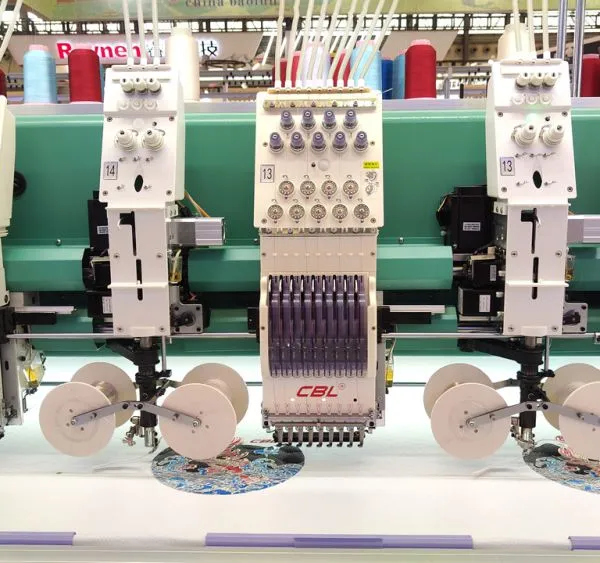 CBL High Speed Mluti-Heads Coiling/cording Mixed Flat Computerized Embroidery Machine photo-2