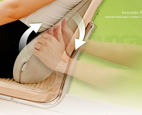 Electric Back Massager Pillow With Rechargeable Battery MH-BY042 photo-5