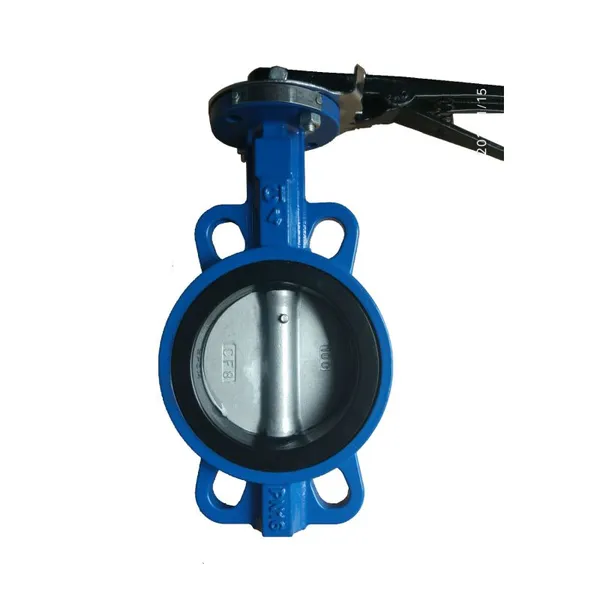 PN16 Ductile Iron Wafer Center Line Soft Seal Double Clip DISC Connected EPDM Seat Butterfly Valve photo-6