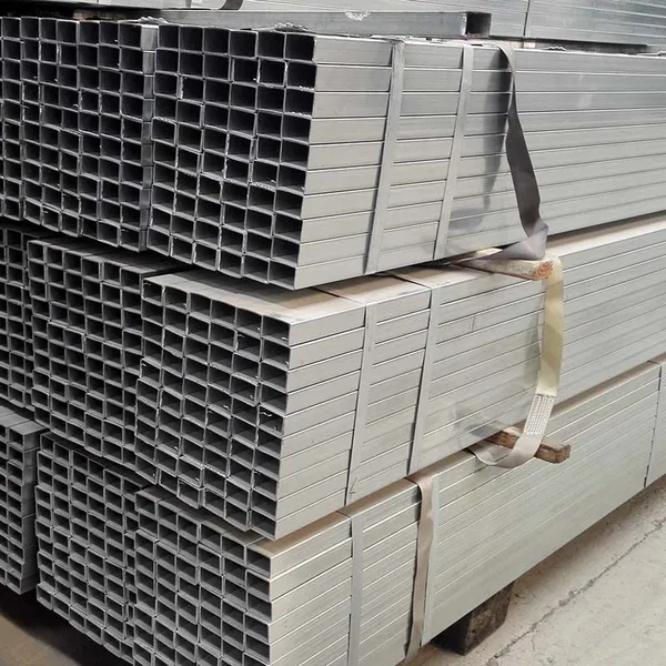 Electro Galvanized Welded Square Tube, Mild Steel Square Pipe for Indoor Decoration & Light Frame Works photo-5