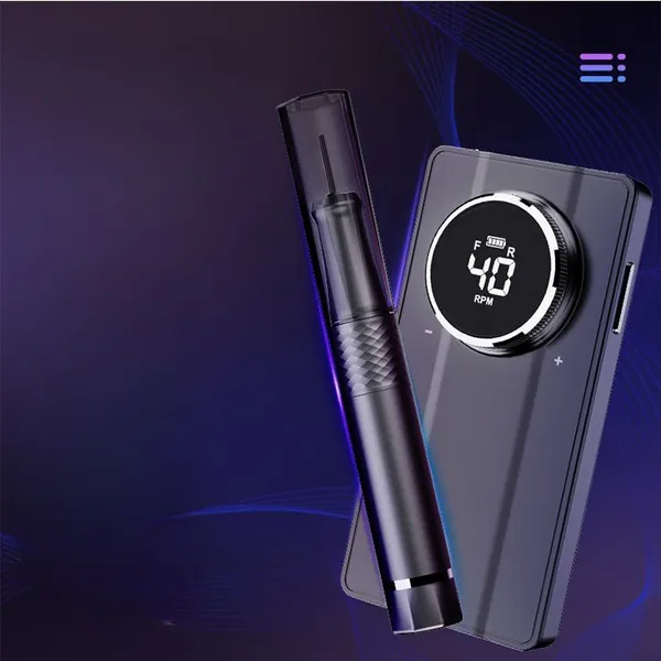 UV-801 40000RPM Coreless Motor Desktop Nail Drill With 4000mAh Large Battery & Storage Case photo-2