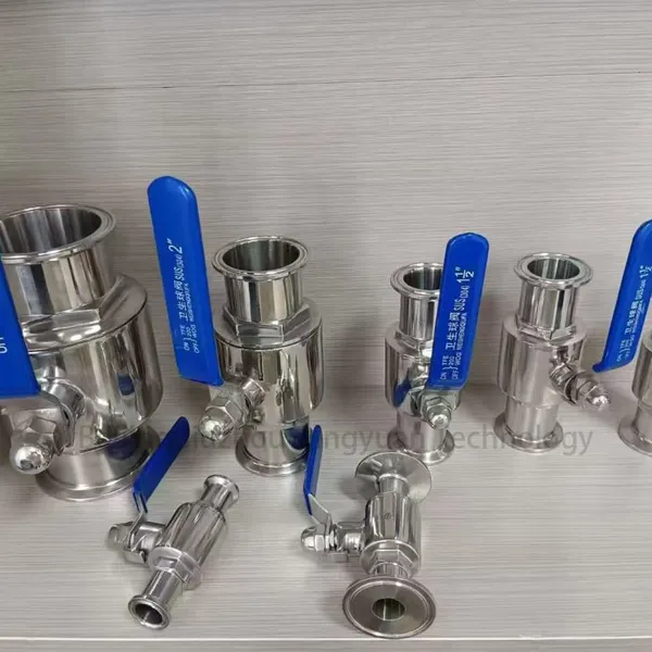 Stainless Steel Sanitary Quick Fitting Ball Valve for Water Treatment