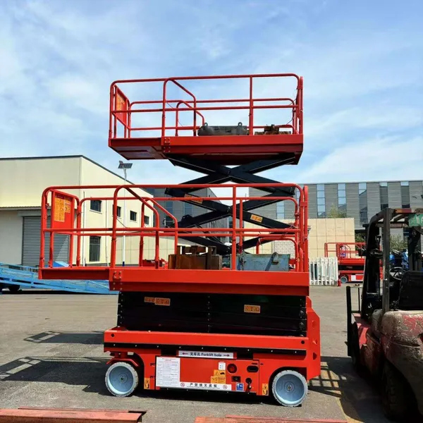10m 12m Scissor Lift Table Aerial Work Self Propelled Scissor Lift Platform 6m Hydraulic Scissor Lift photo-2